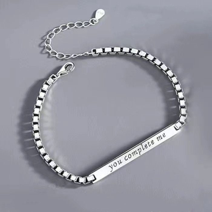 Custom Message Couples Bracelet