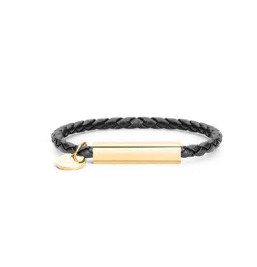 Custom Message Woven Couples Bracelet