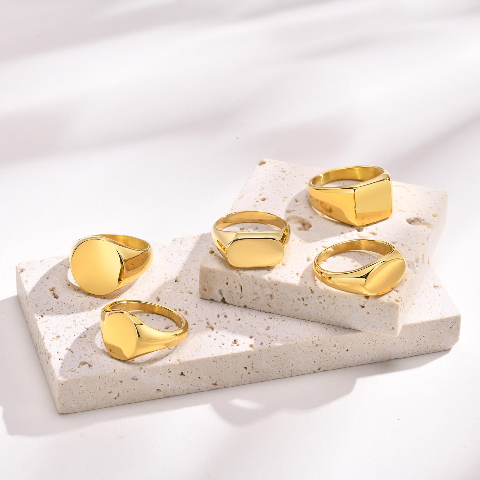 Custom Name Gold Ring