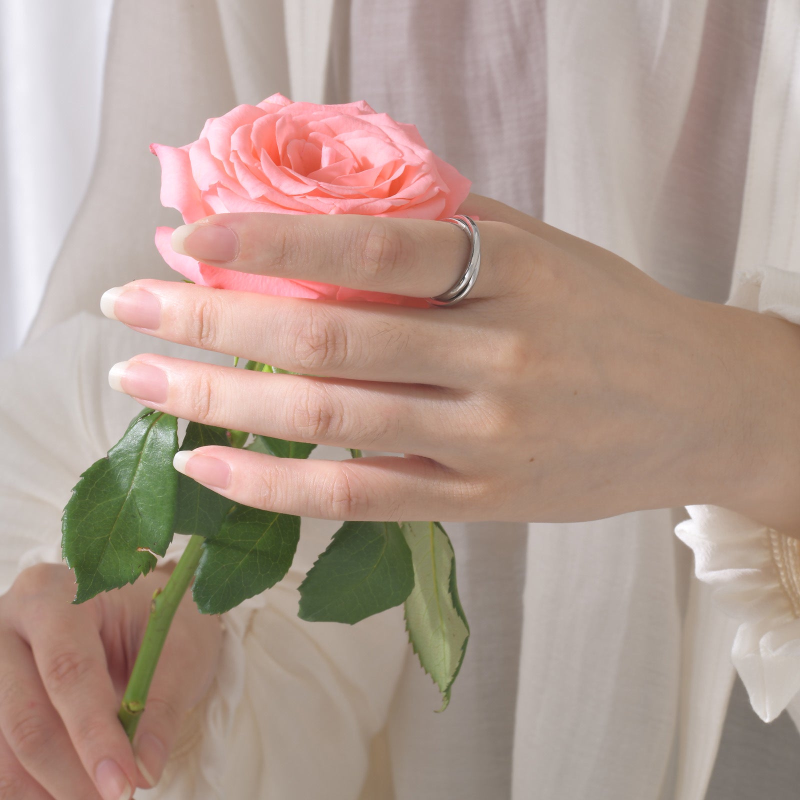 (Non-personalized) Double Circle Ring
