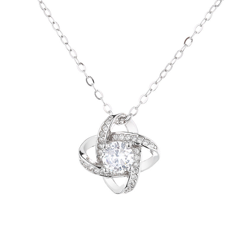 S925 Sterling Silver 4 Leaf Clover Necklace
