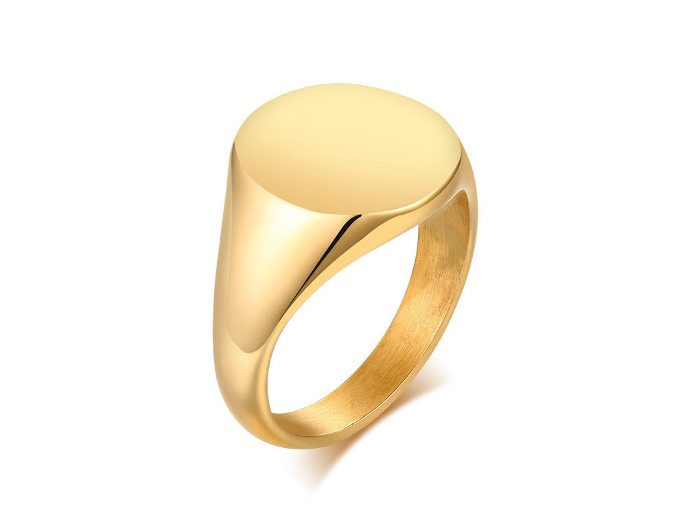Custom Name Gold Ring