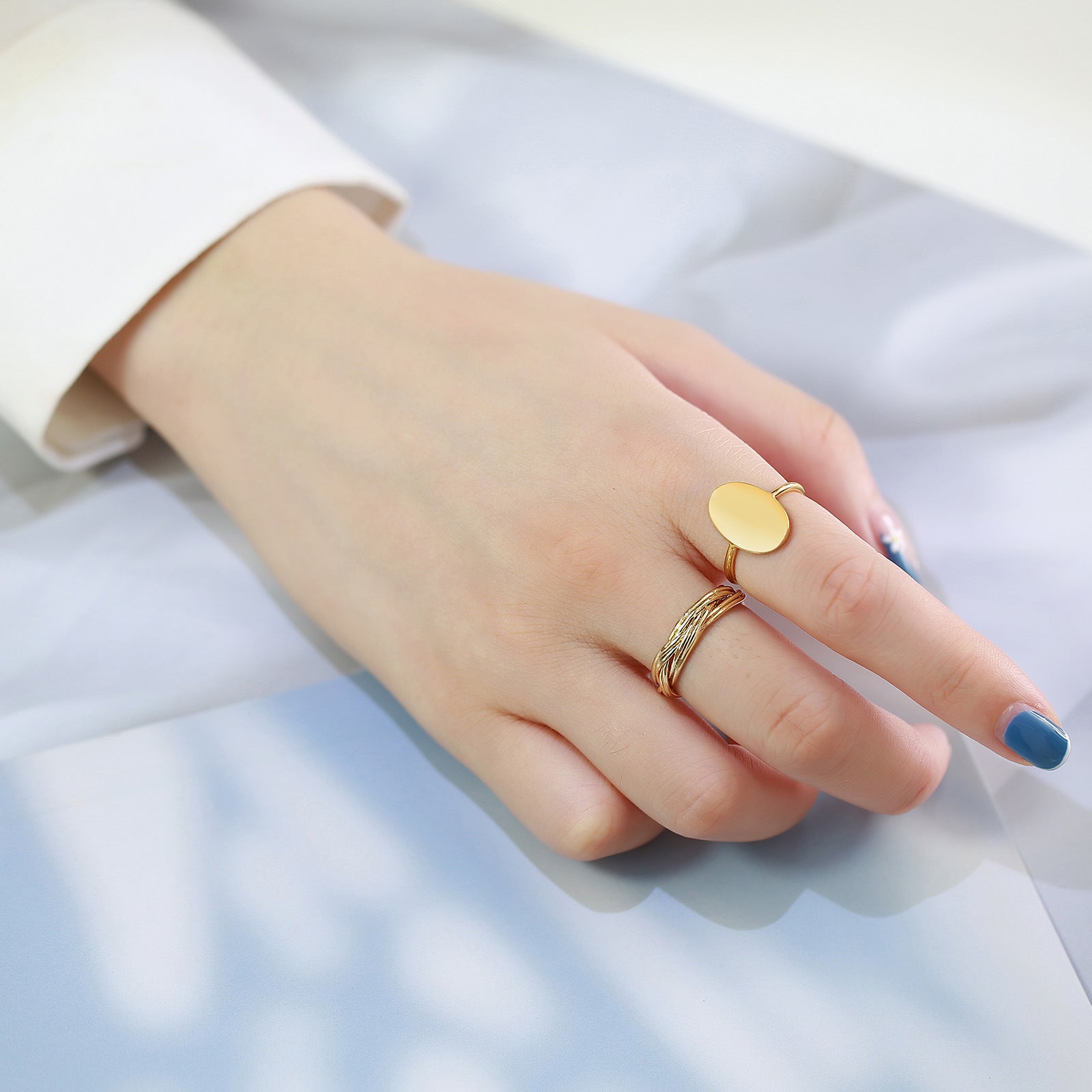 Custom Name Elliptical Ring