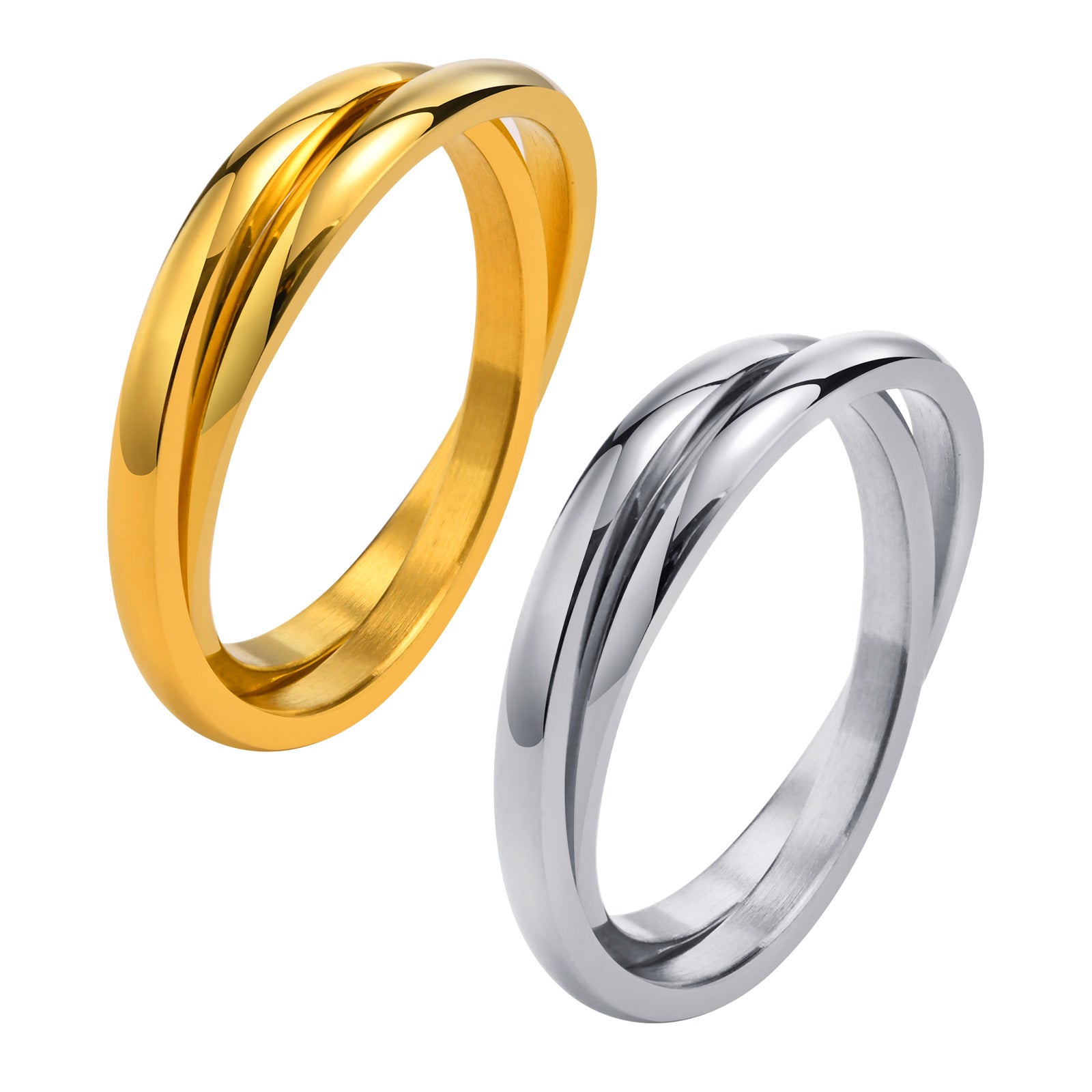 (Non-personalized) Double Circle Ring