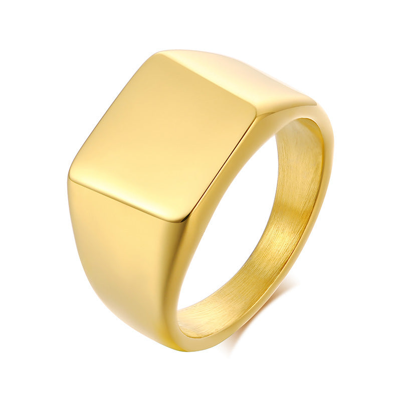 Custom Name Gold Ring