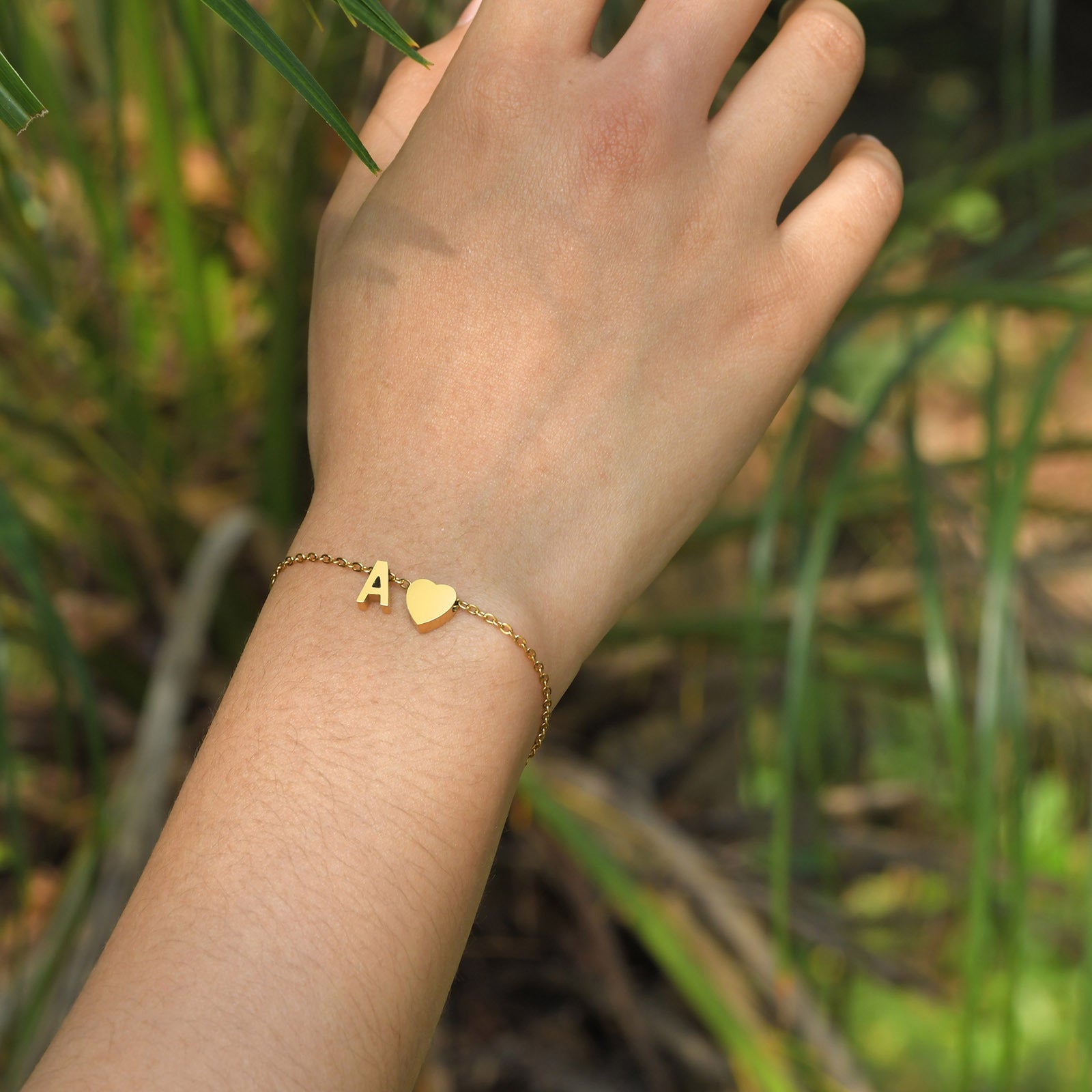 Heart Letter Bracelet