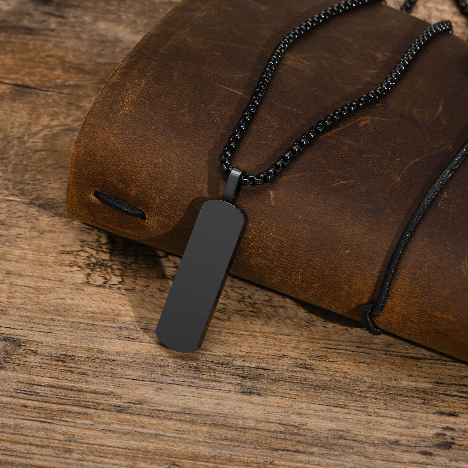 Personalized Name Custom Message Necklace for Men