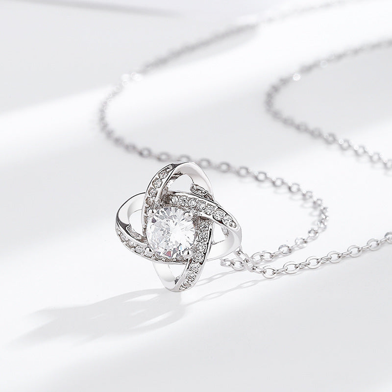 S925 Sterling Silver 4 Leaf Clover Necklace