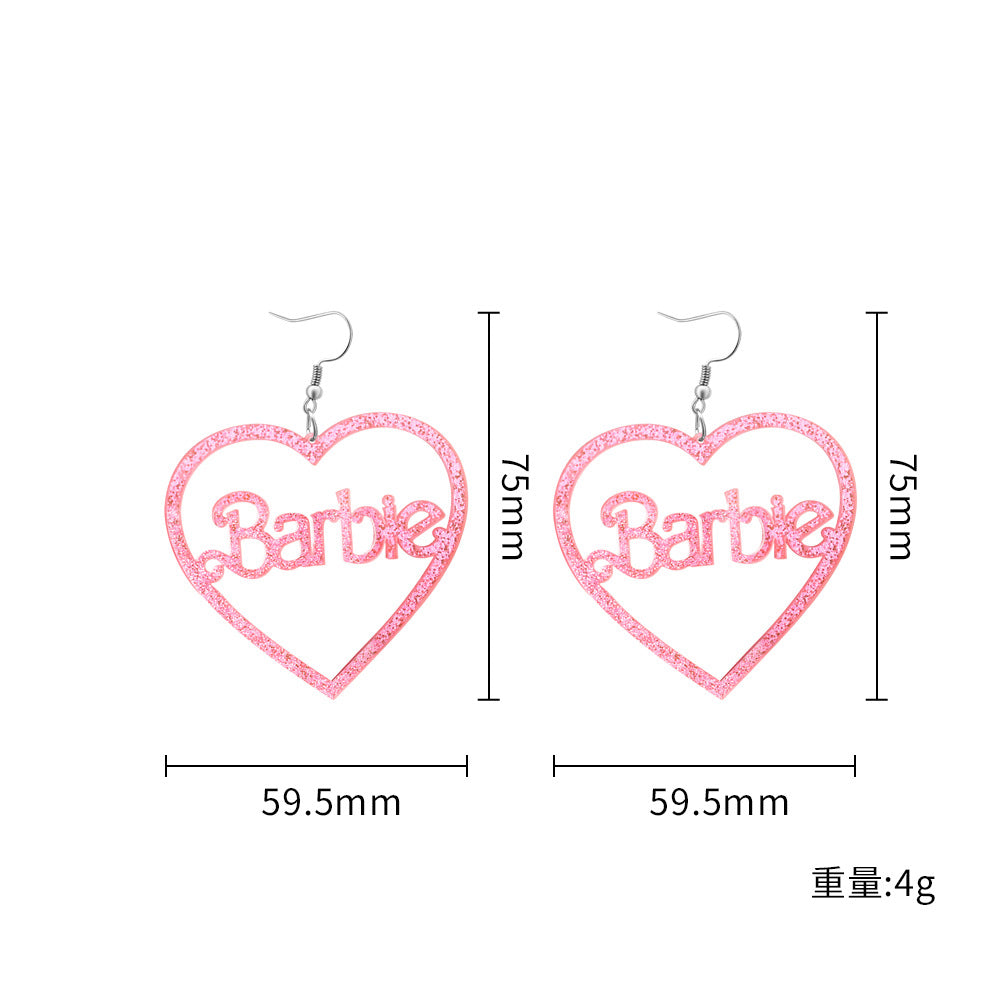 Barbie Heart Earring