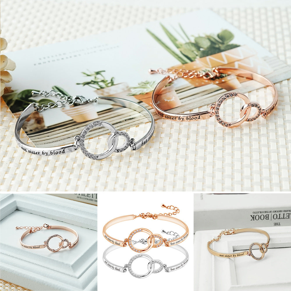 Custom Message or Name Sister Look Bracelet