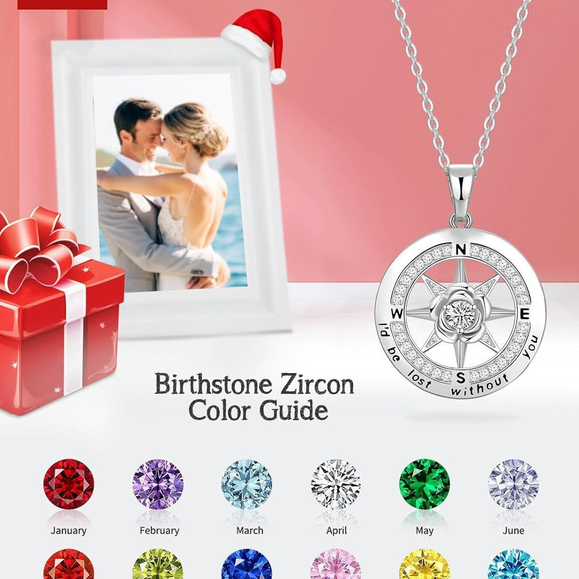 Custom Compass Necklace