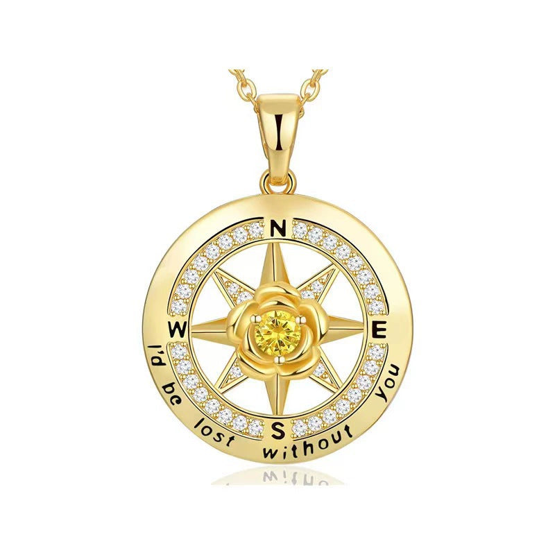 Custom Compass Necklace
