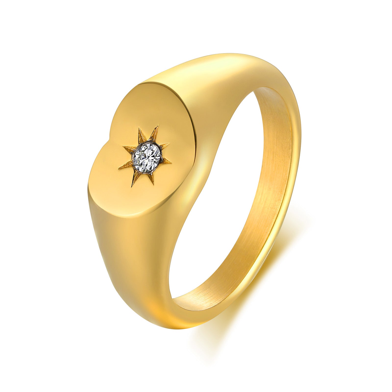 Custom Name Gold Ring