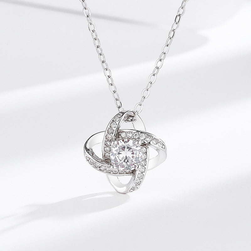 S925 Sterling Silver 4 Leaf Clover Necklace