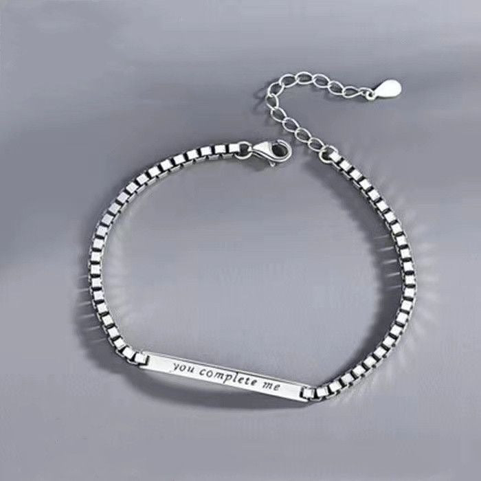 Custom Message Couples Bracelet