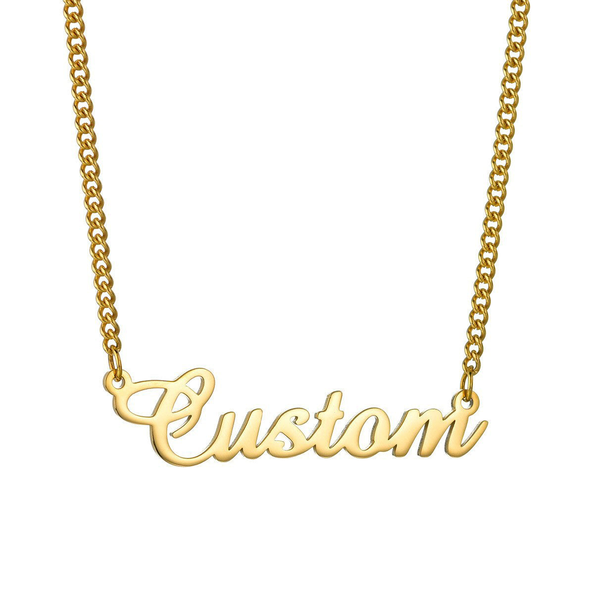 Gold Personalized Name Necklace, Gift For Her, Valentine's Gift, Christmas Gift