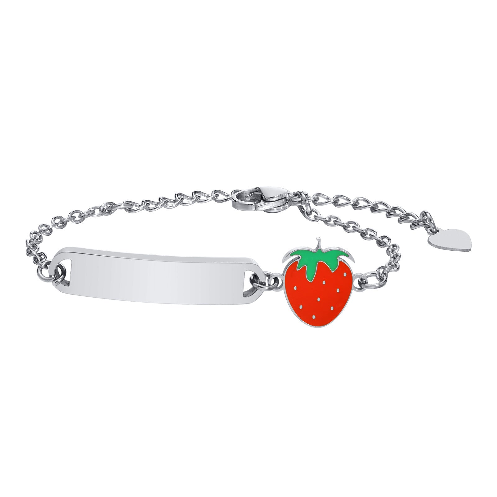 Custom Name Strawberry Girls Bracelet
