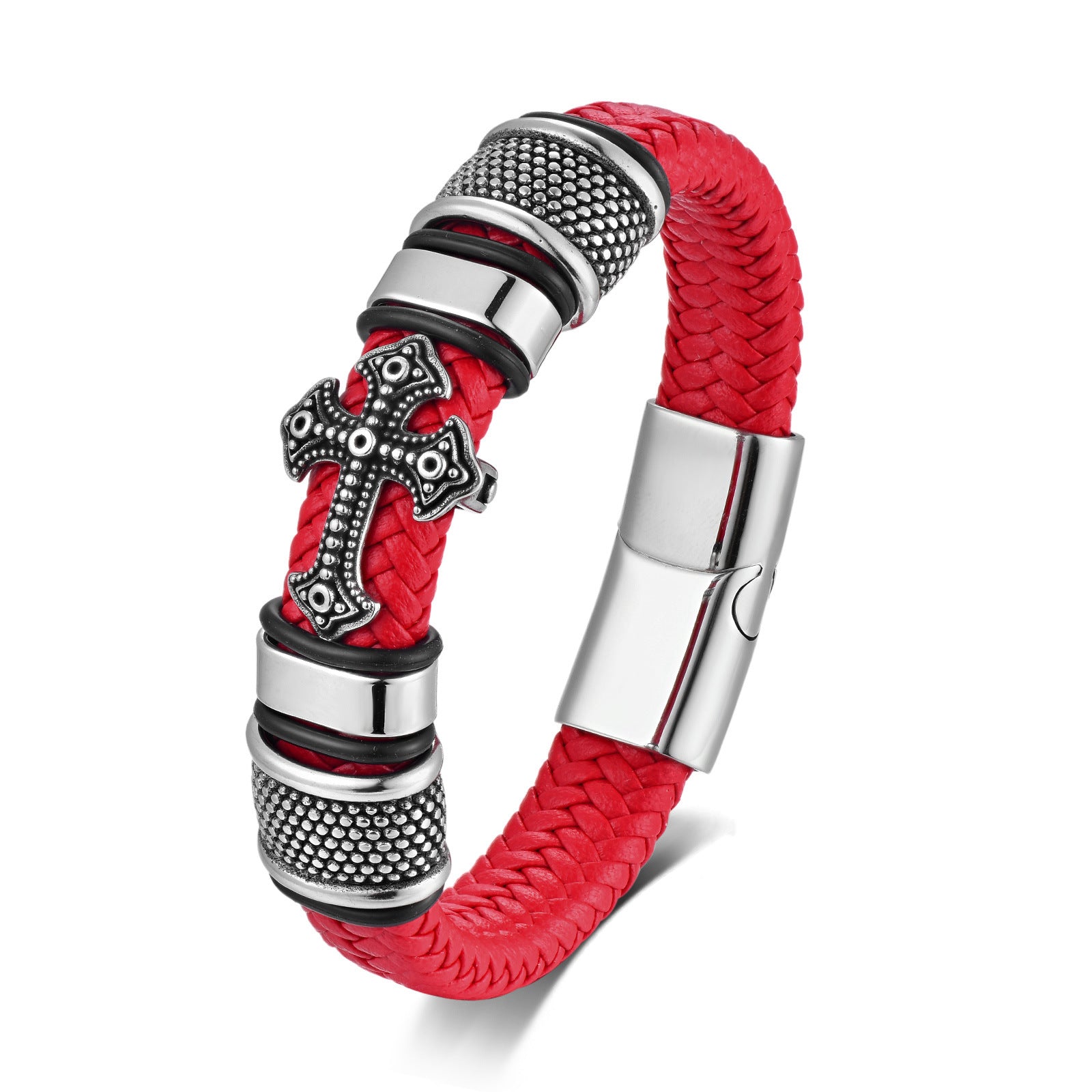 Custom Message Waven Bracelet for Men