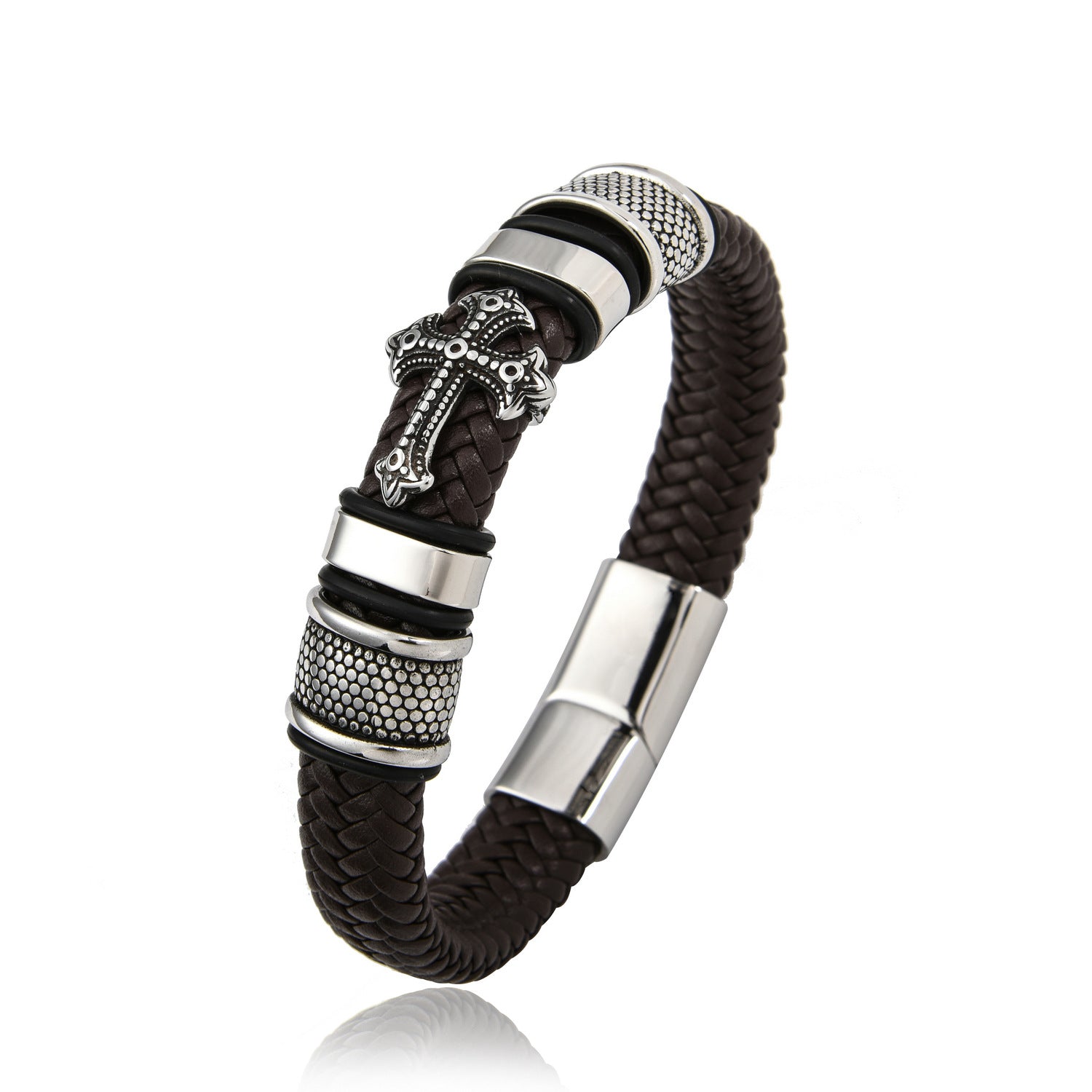 Custom Message Waven Bracelet for Men