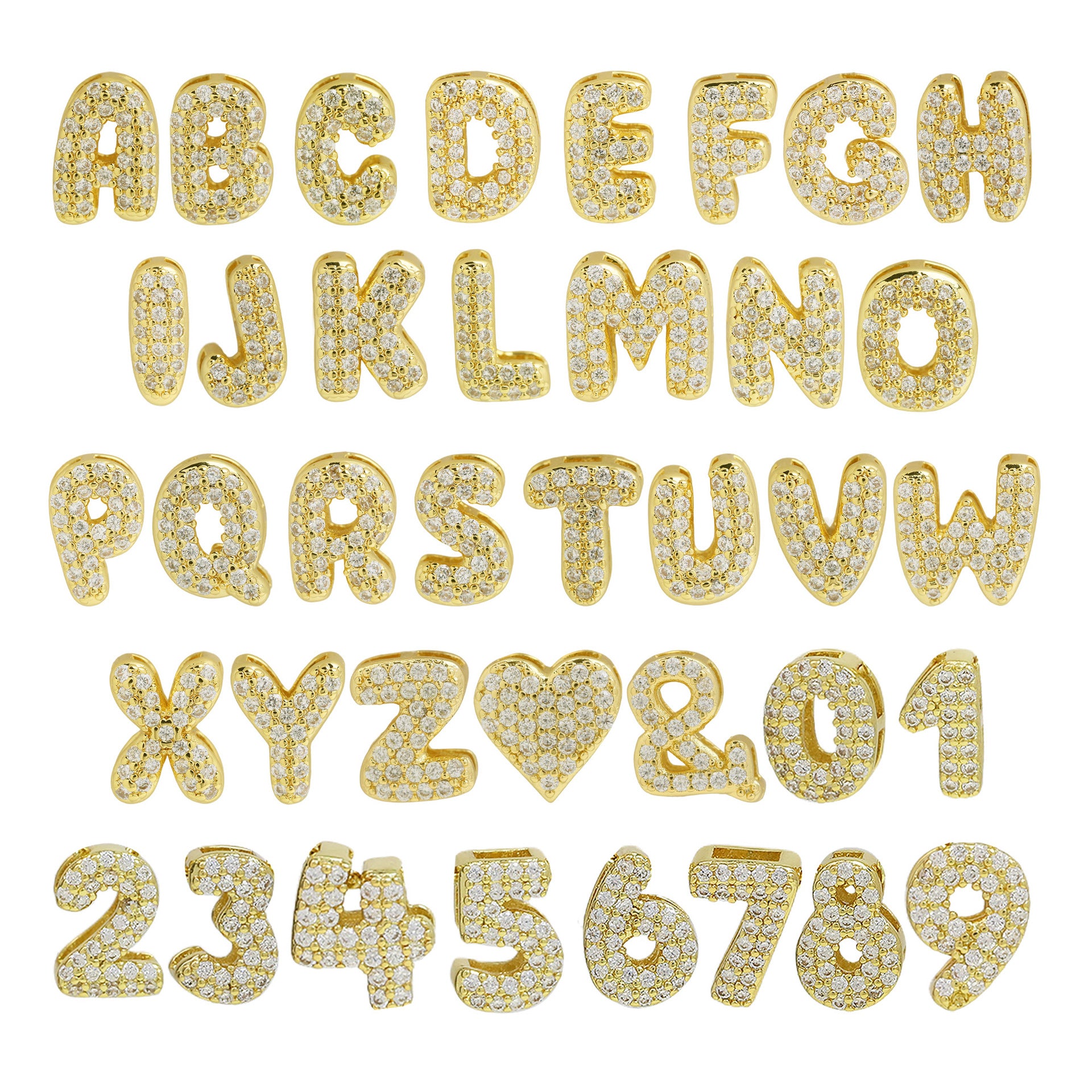18K Plated Brass Letter Necklace