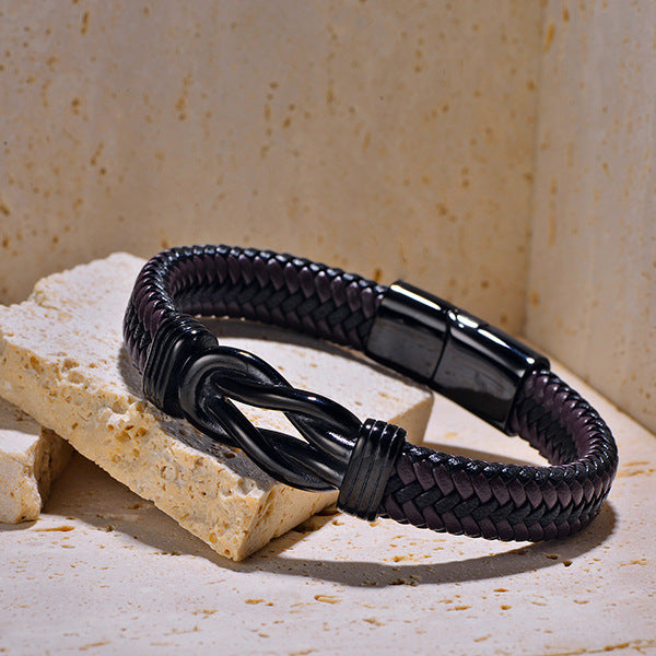 Custom Name Woven Bracelet for Men