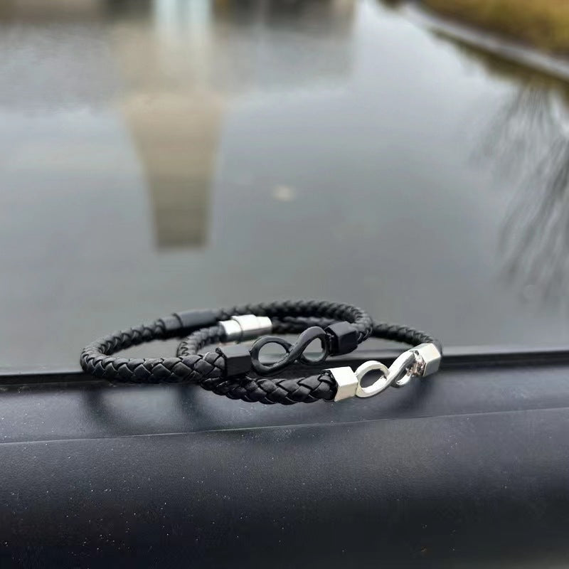 Custom Name Waven Bracelet for Men