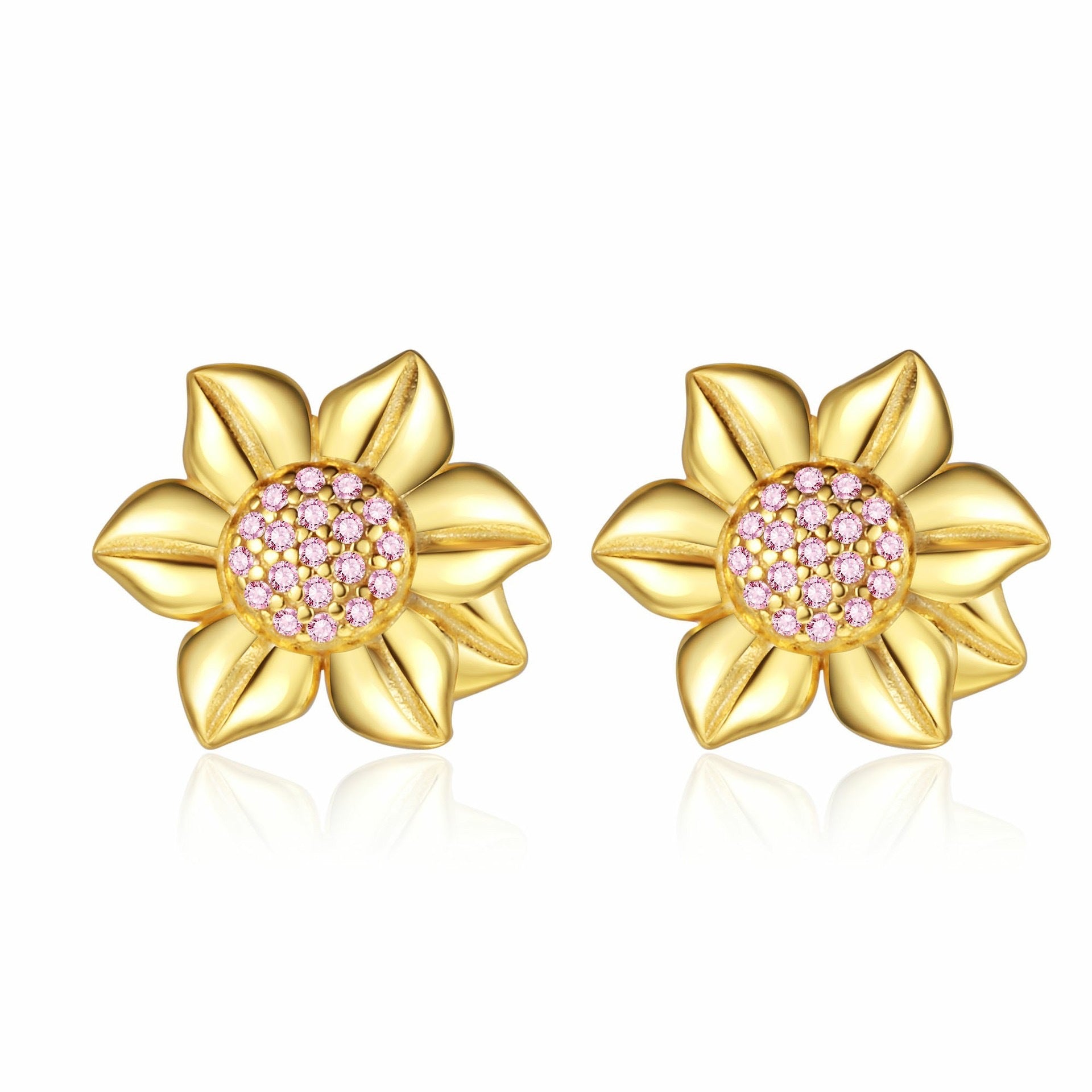 Sunflower Stud Earring (Non-personalized)