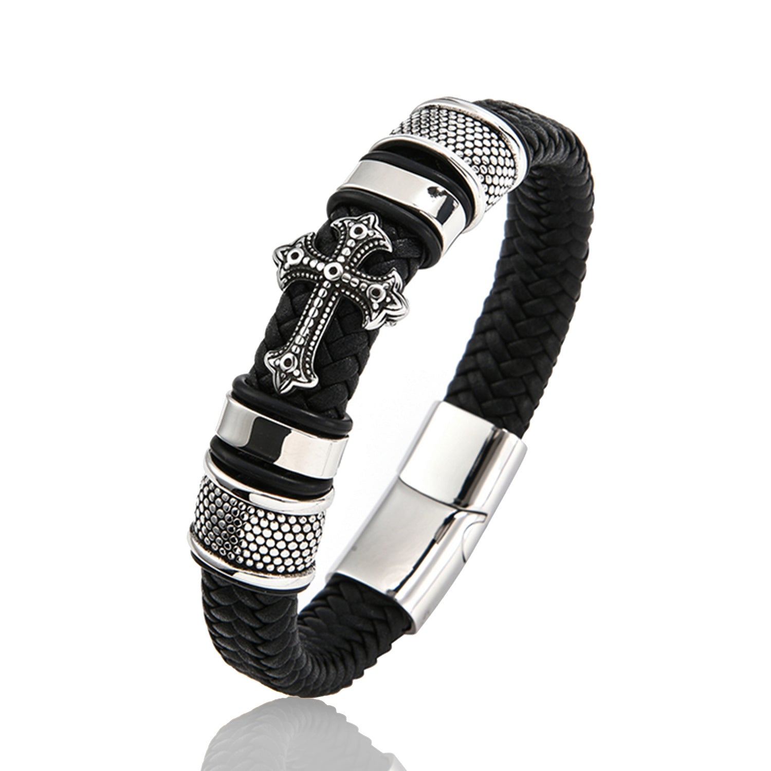 Custom Message Waven Bracelet for Men