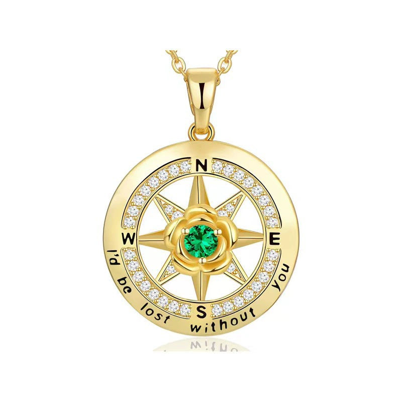 Custom Compass Necklace