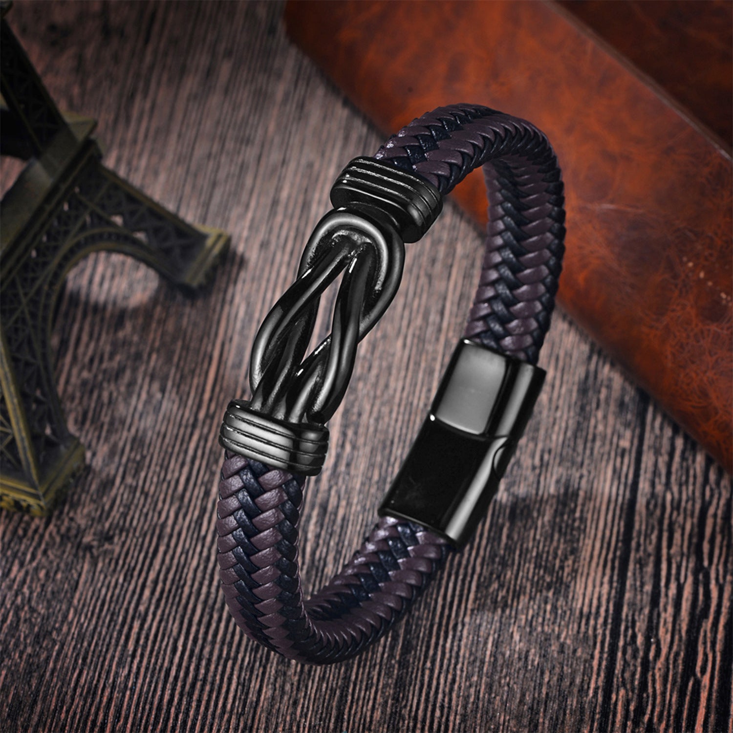 Custom Name Woven Bracelet for Men