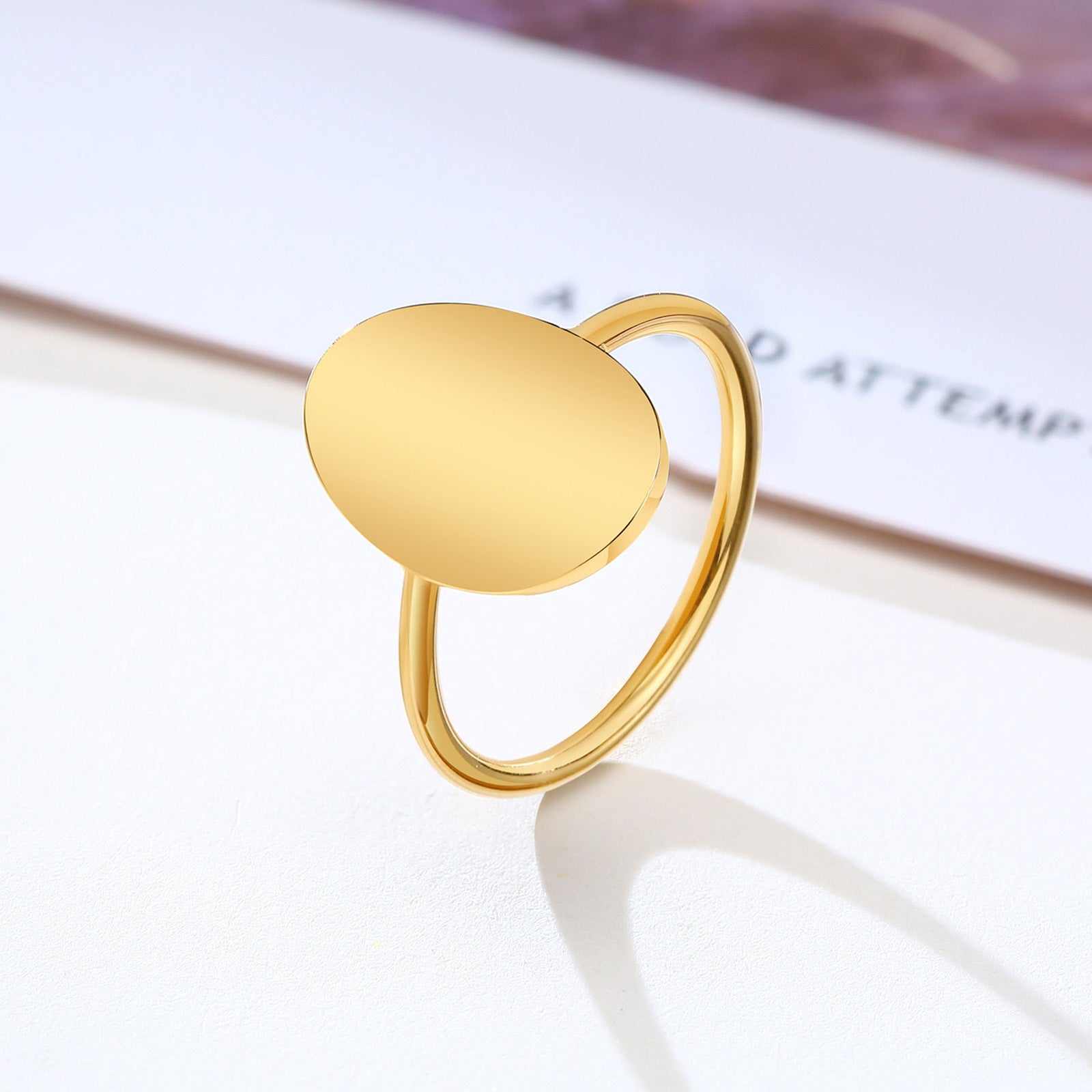 Custom Name Elliptical Ring