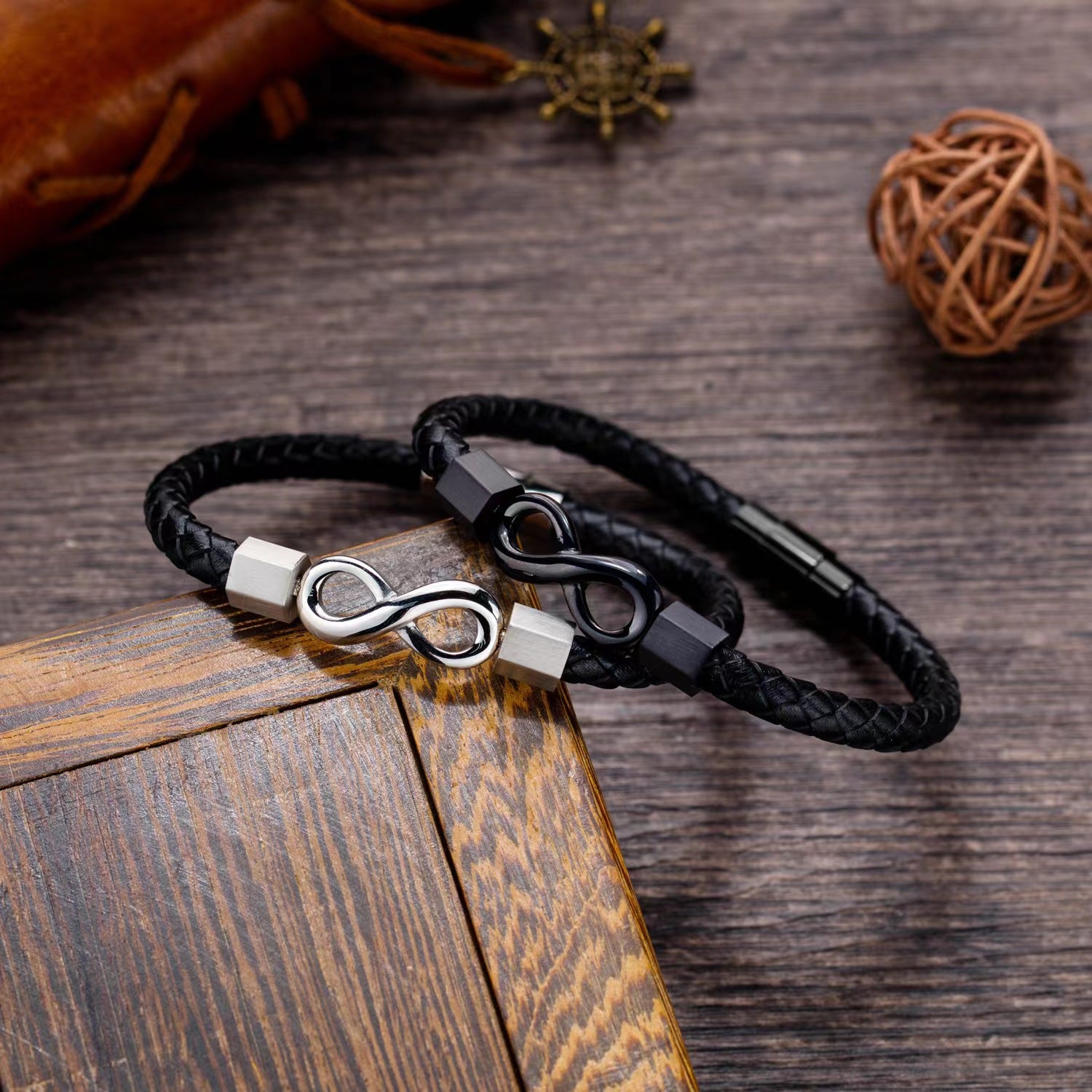 Custom Name Waven Bracelet for Men