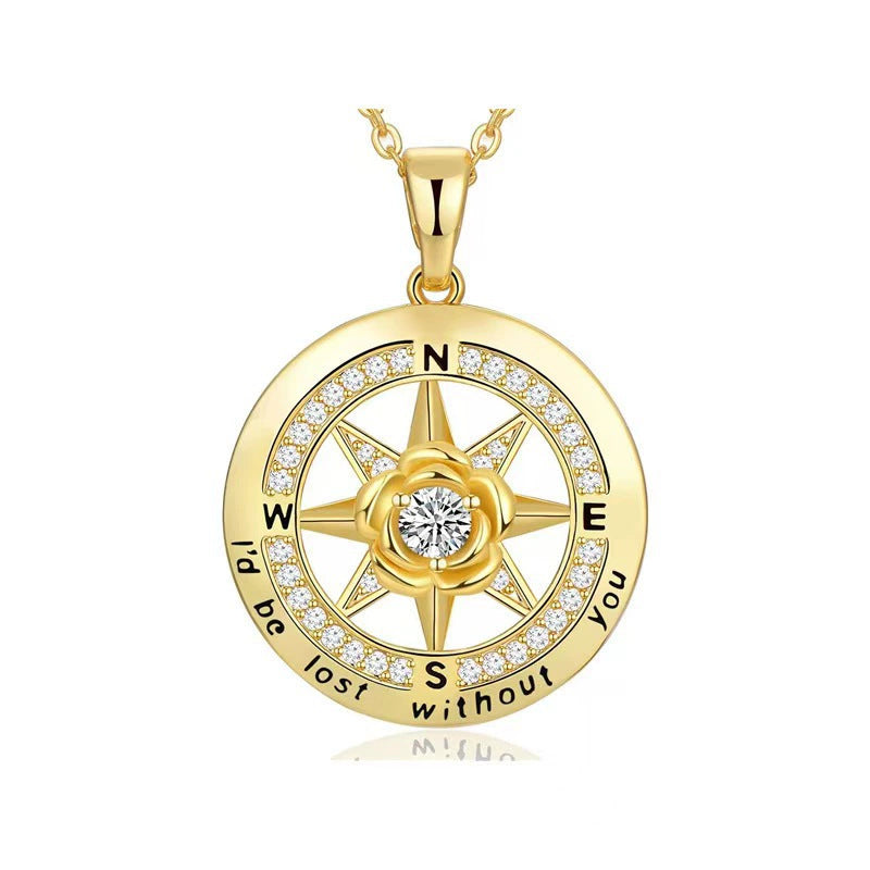 Custom Compass Necklace